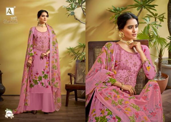 Alok Sakhi Fancy Digital Printed Embroidery Salwar 